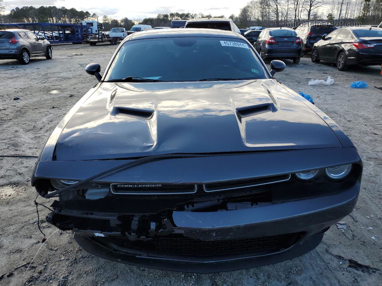 2018 Dodge Challenger Sxt Charcoal vin: 2C3CDZAG5JH305755