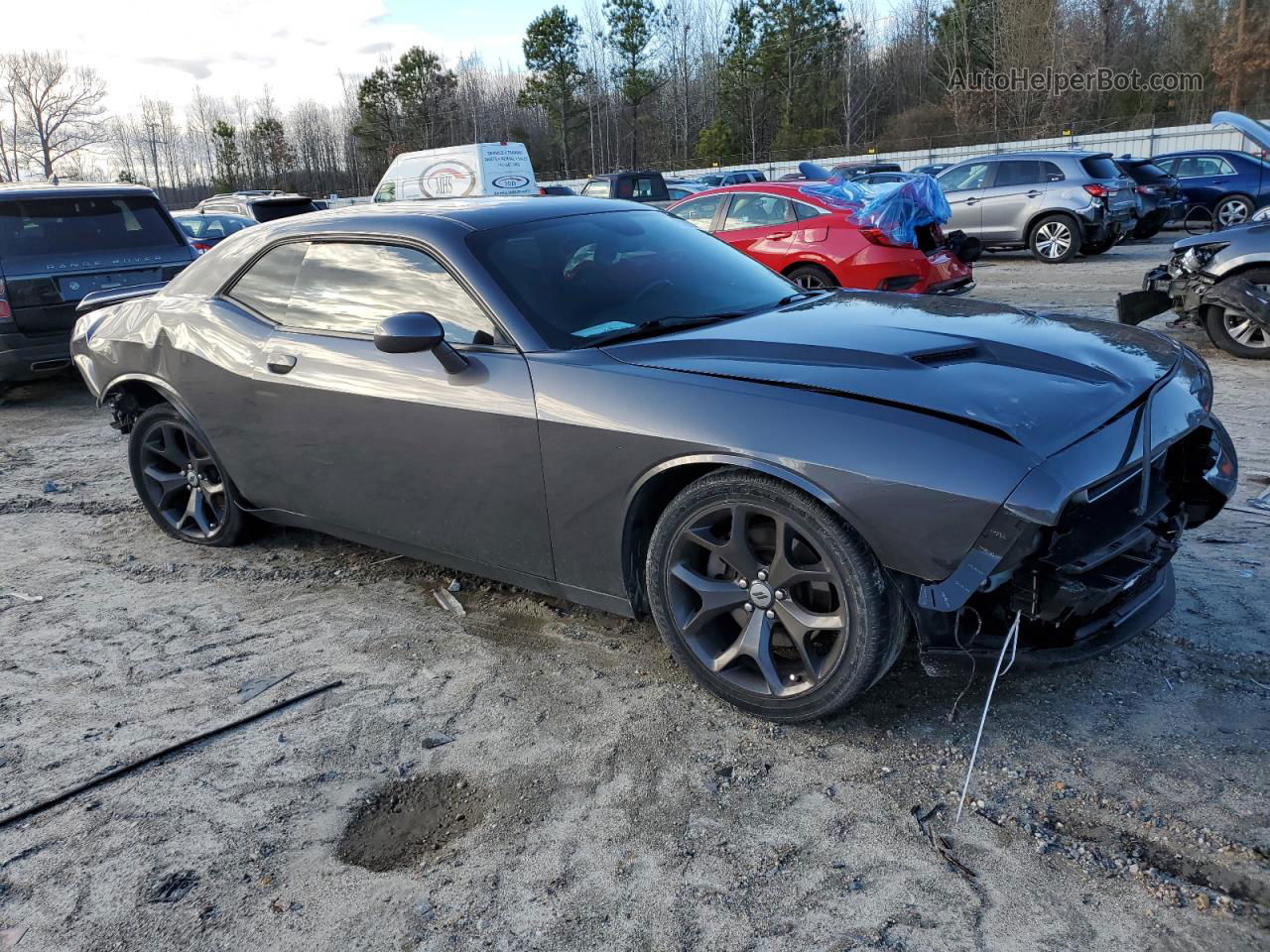 2018 Dodge Challenger Sxt Charcoal vin: 2C3CDZAG5JH305755