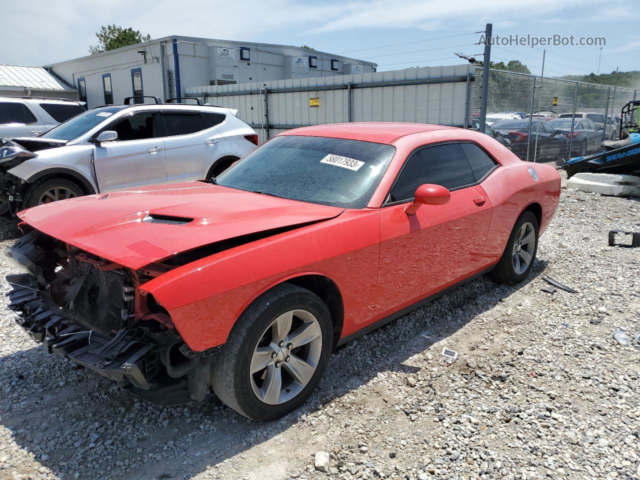 2015 Dodge Challenger Sxt Red vin: 2C3CDZAG6FH717285