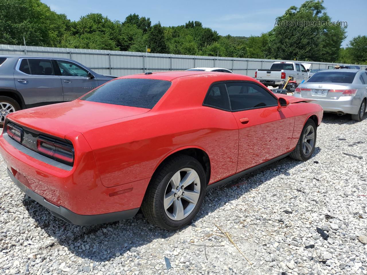 2015 Dodge Challenger Sxt Red vin: 2C3CDZAG6FH717285