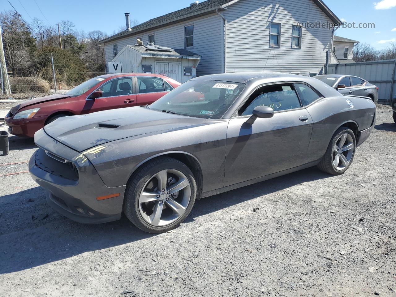 2015 Dodge Challenger Sxt Серый vin: 2C3CDZAG6FH723118