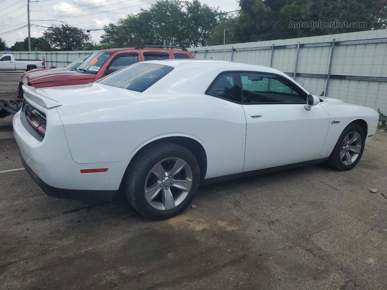 2015 Dodge Challenger Sxt Белый vin: 2C3CDZAG6FH773792