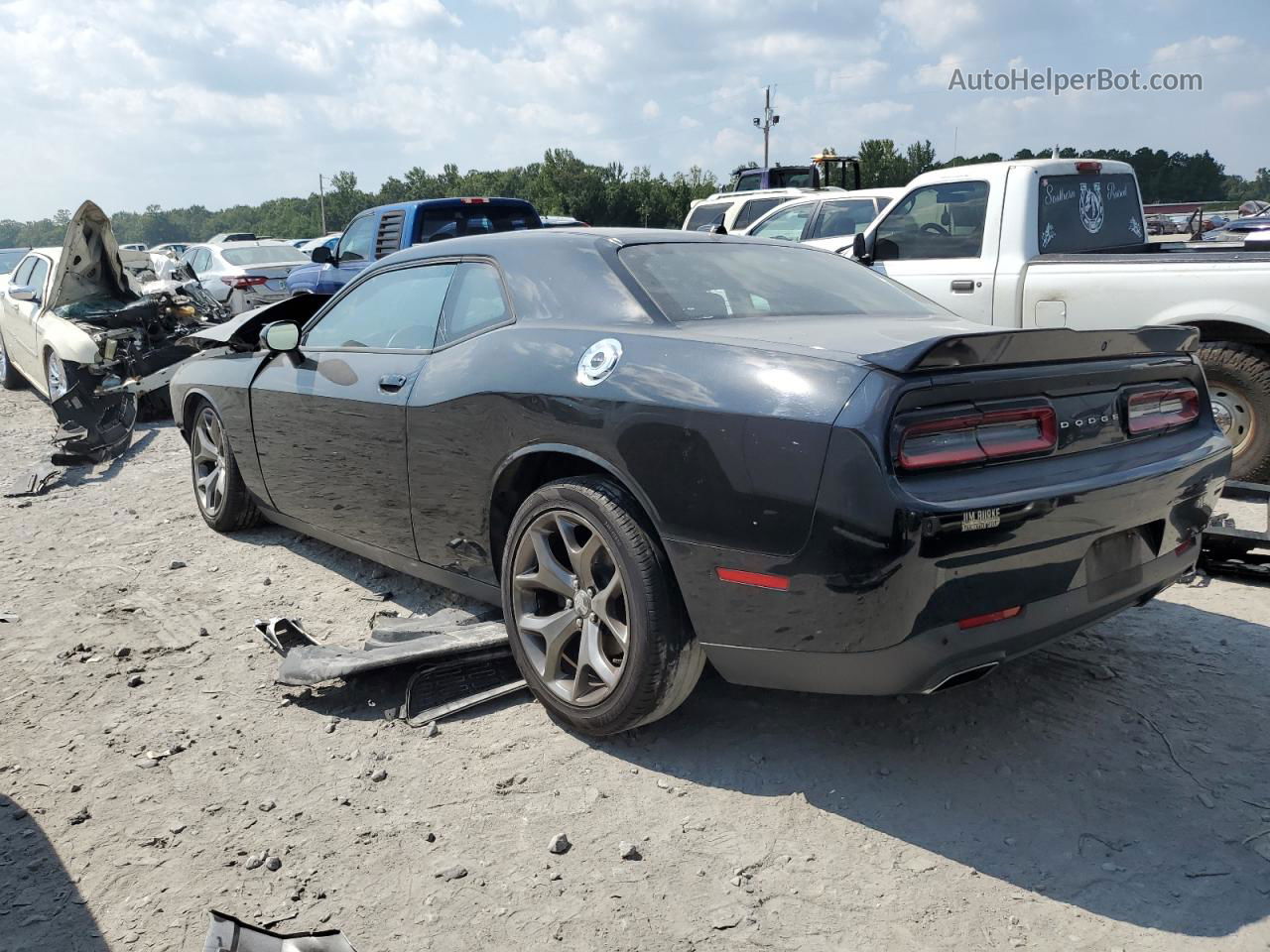 2015 Dodge Challenger Sxt Черный vin: 2C3CDZAG6FH774893