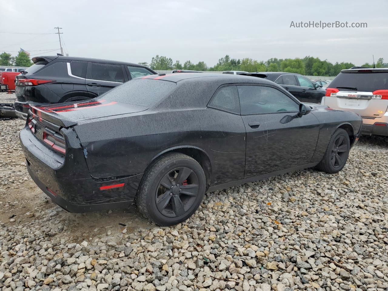 2015 Dodge Challenger Sxt Черный vin: 2C3CDZAG6FH787952