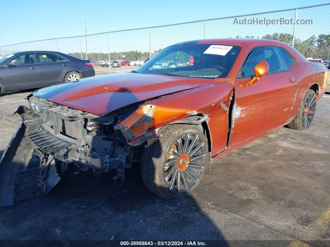 2015 Dodge Challenger Sxt Or R/t Orange vin: 2C3CDZAG6FH884696