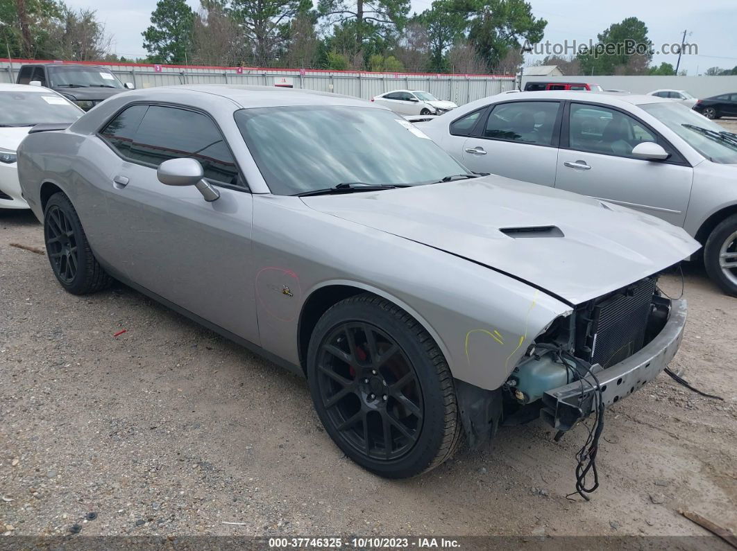 2015 Dodge Challenger Sxt Or R/t Silver vin: 2C3CDZAG6FH911279