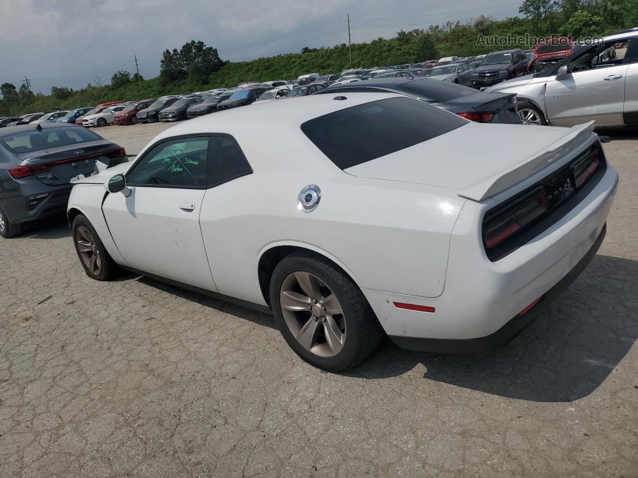 2016 Dodge Challenger Sxt Белый vin: 2C3CDZAG6GH124740