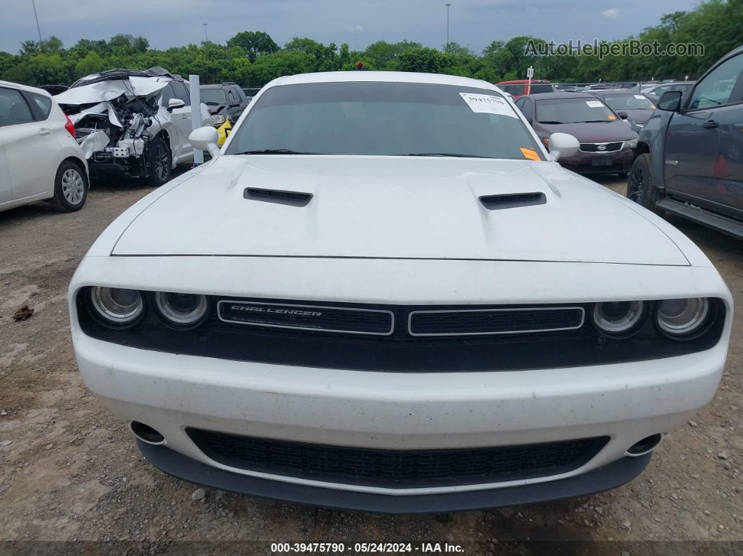 2016 Dodge Challenger Sxt White vin: 2C3CDZAG6GH129162