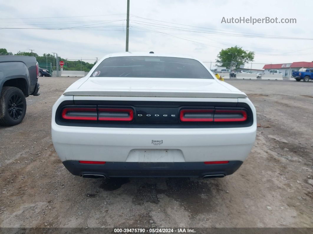 2016 Dodge Challenger Sxt White vin: 2C3CDZAG6GH129162