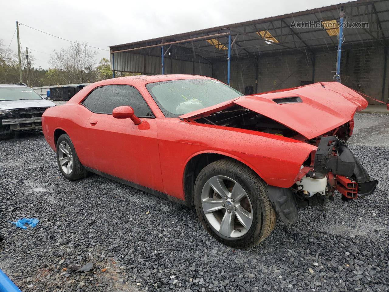 2016 Dodge Challenger Sxt Red vin: 2C3CDZAG6GH217600