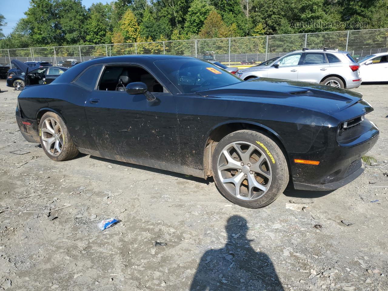 2016 Dodge Challenger Sxt Black vin: 2C3CDZAG6GH218181