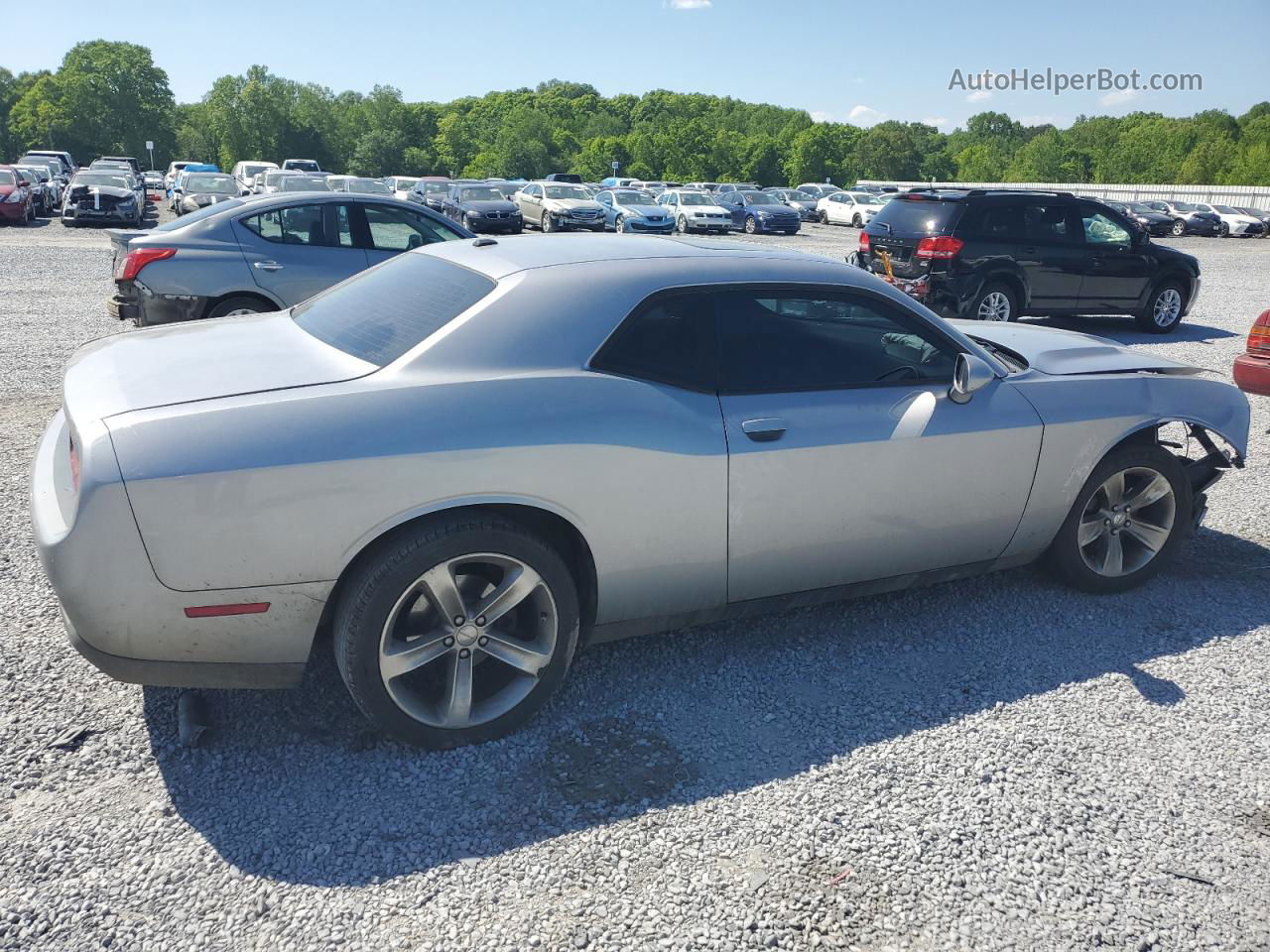 2016 Dodge Challenger Sxt Silver vin: 2C3CDZAG6GH236518