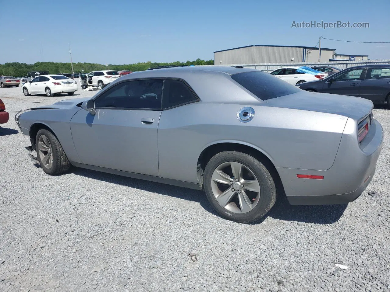 2016 Dodge Challenger Sxt Silver vin: 2C3CDZAG6GH236518