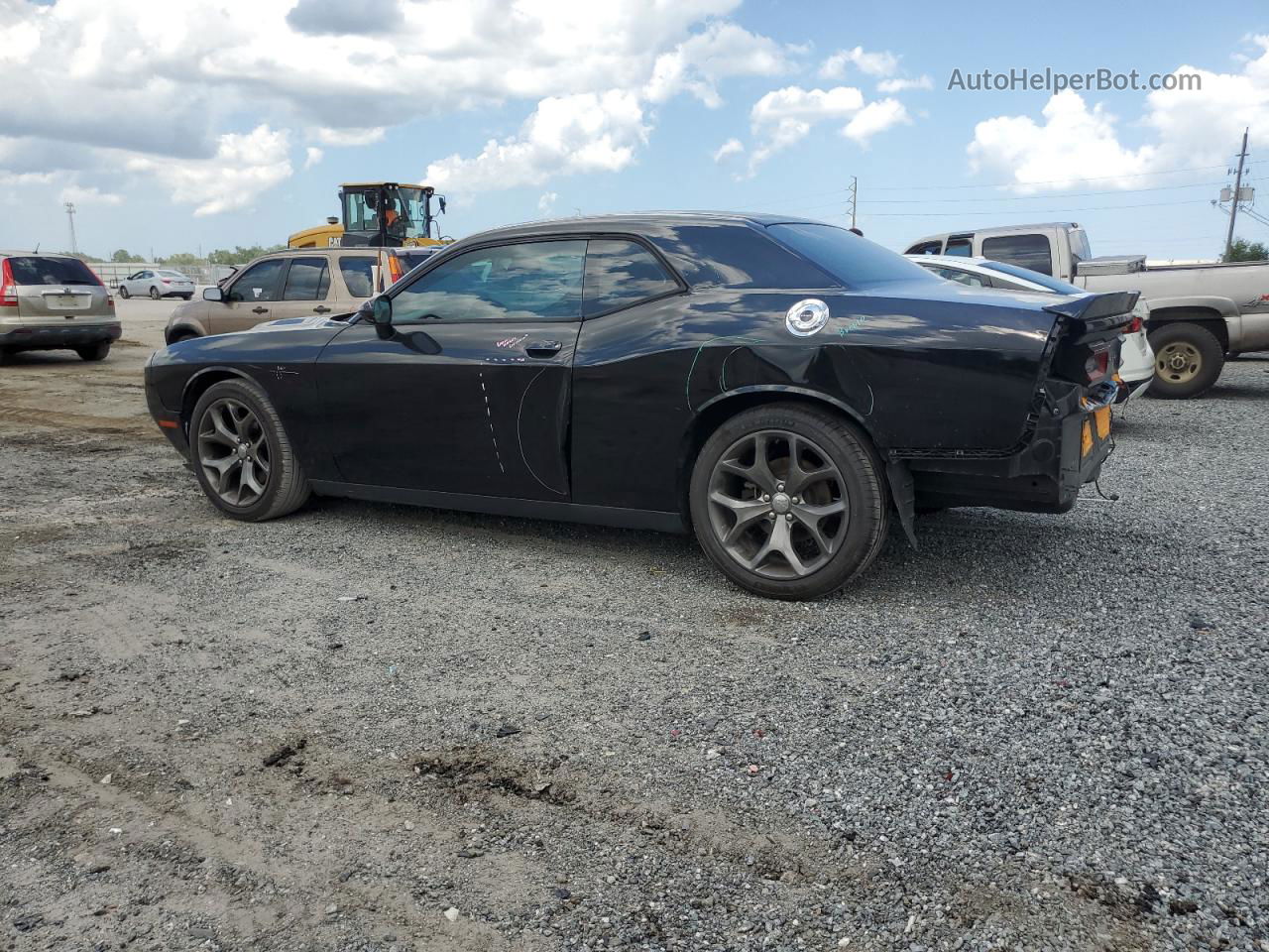 2016 Dodge Challenger Sxt Угольный vin: 2C3CDZAG6GH256090