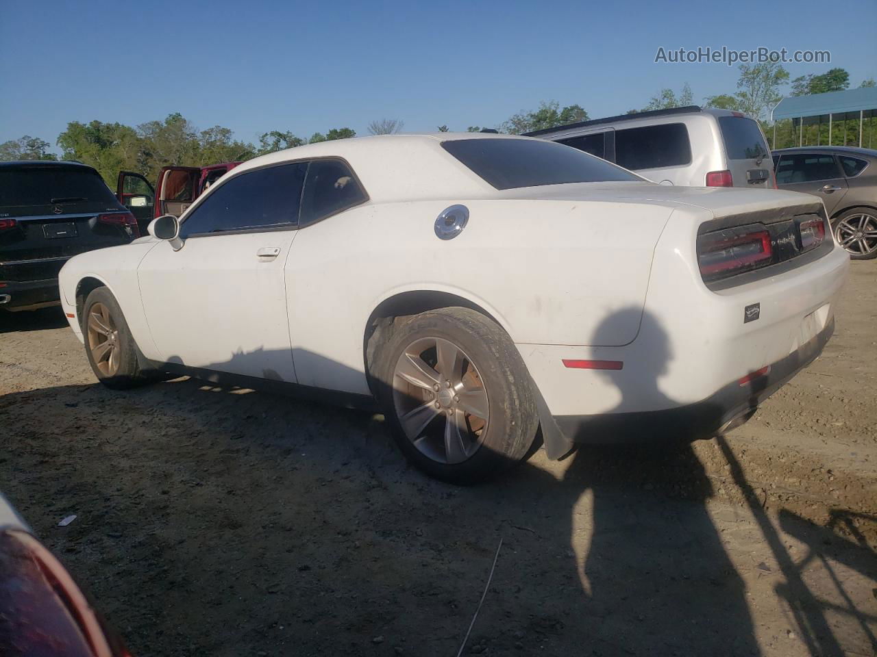 2016 Dodge Challenger Sxt White vin: 2C3CDZAG6GH264237