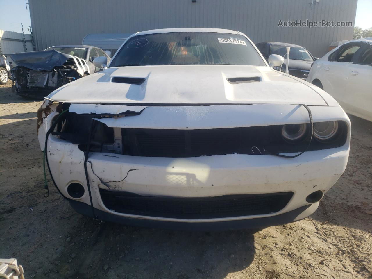 2016 Dodge Challenger Sxt White vin: 2C3CDZAG6GH264237