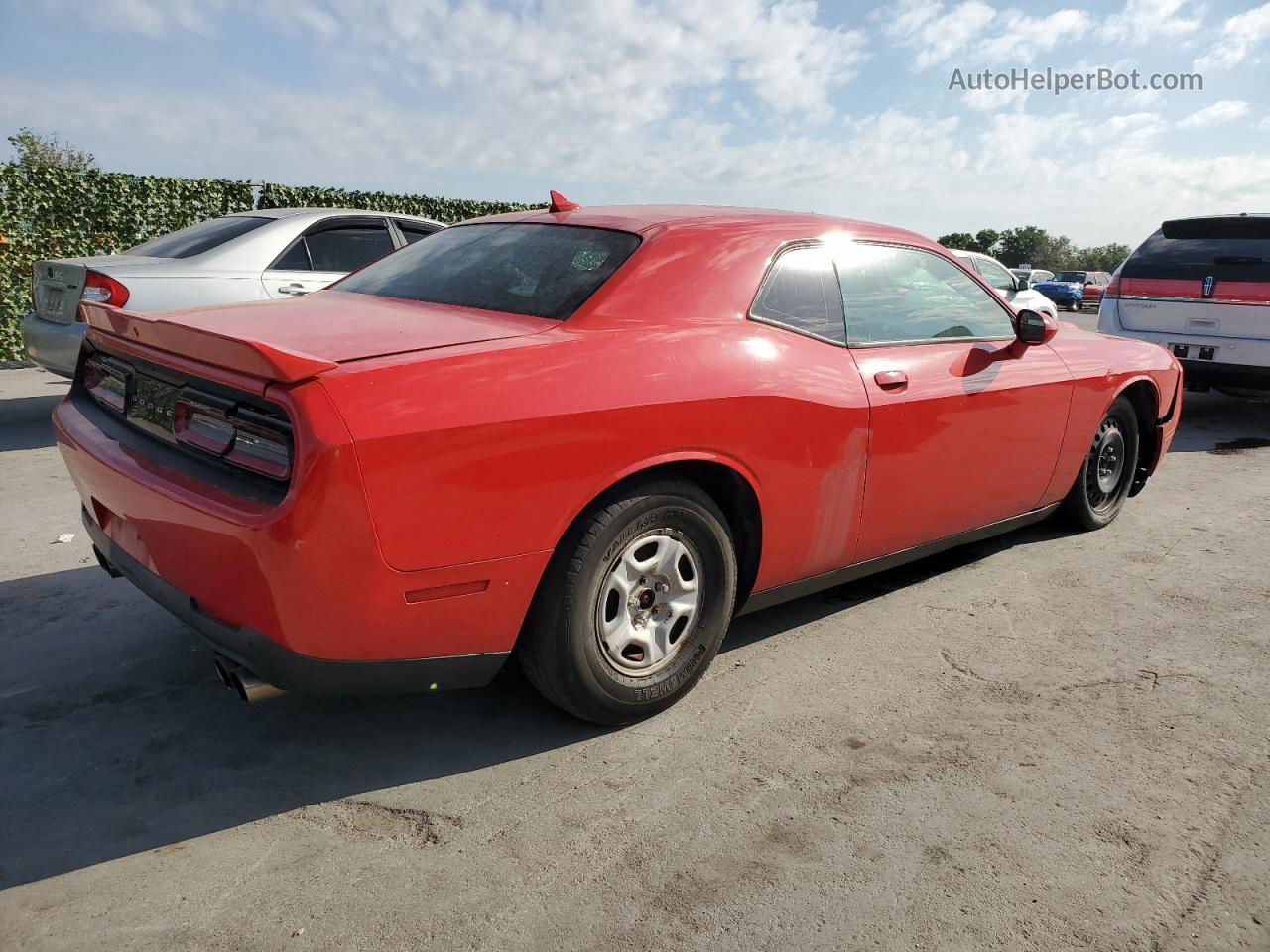 2016 Dodge Challenger Sxt Красный vin: 2C3CDZAG6GH275447