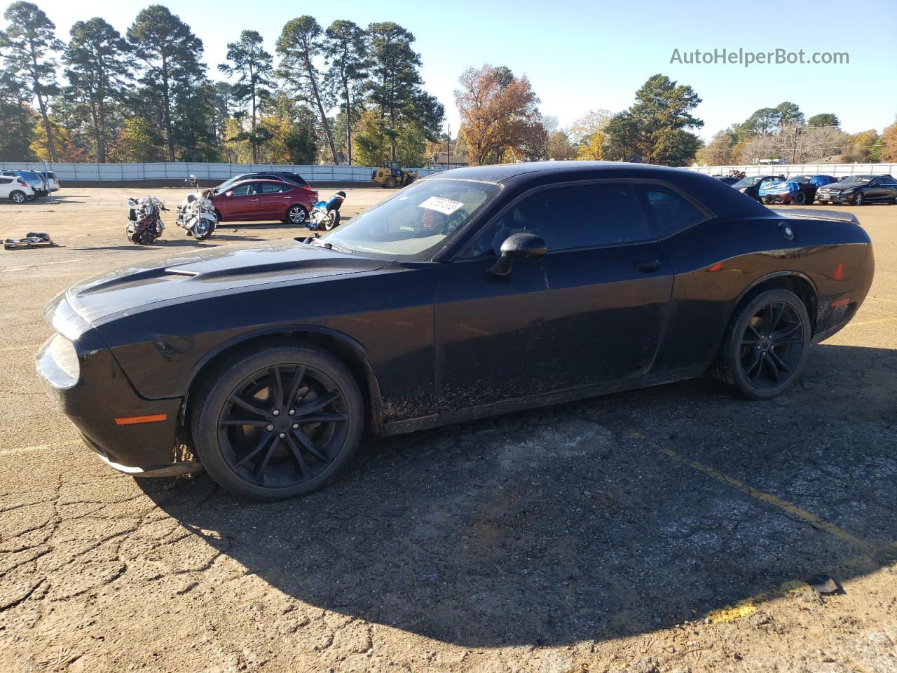 2016 Dodge Challenger Sxt Black vin: 2C3CDZAG6GH321519