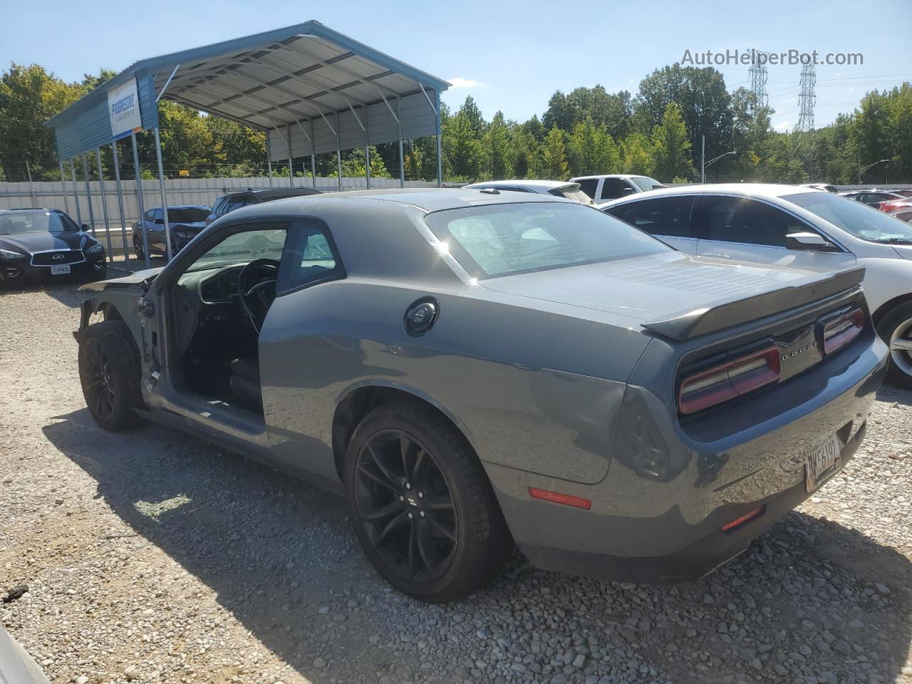 2017 Dodge Challenger Sxt Gray vin: 2C3CDZAG6HH531765