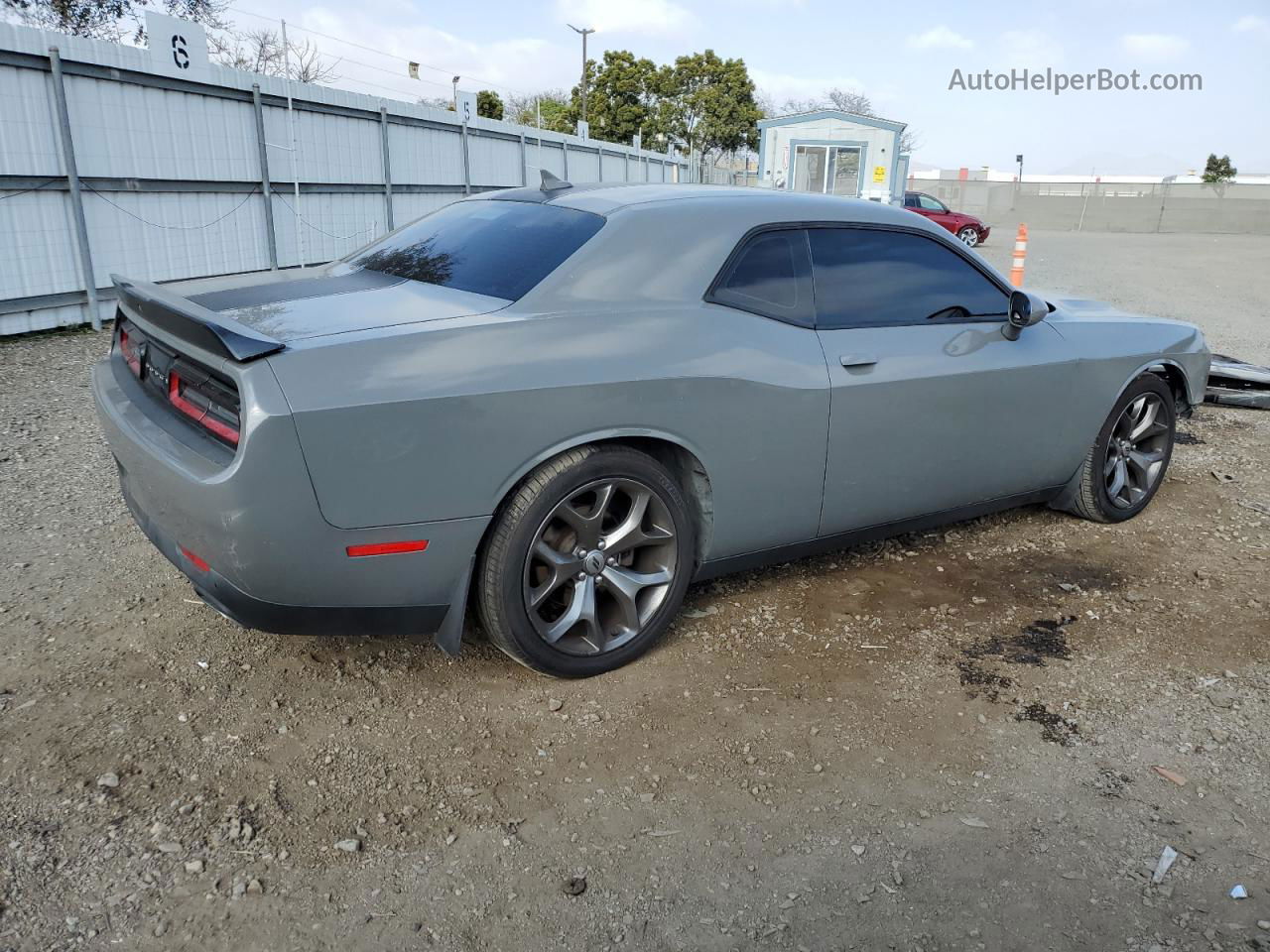 2017 Dodge Challenger Sxt Gray vin: 2C3CDZAG6HH536187