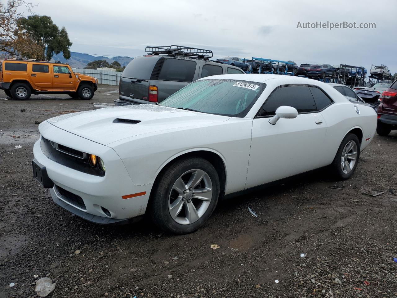 2017 Dodge Challenger Sxt White vin: 2C3CDZAG6HH539316