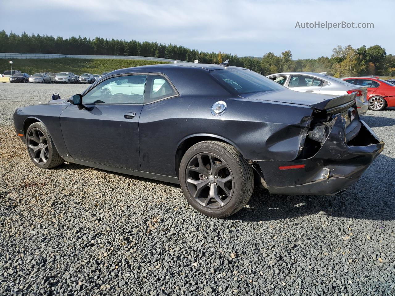 2017 Dodge Challenger Sxt Угольный vin: 2C3CDZAG6HH613530