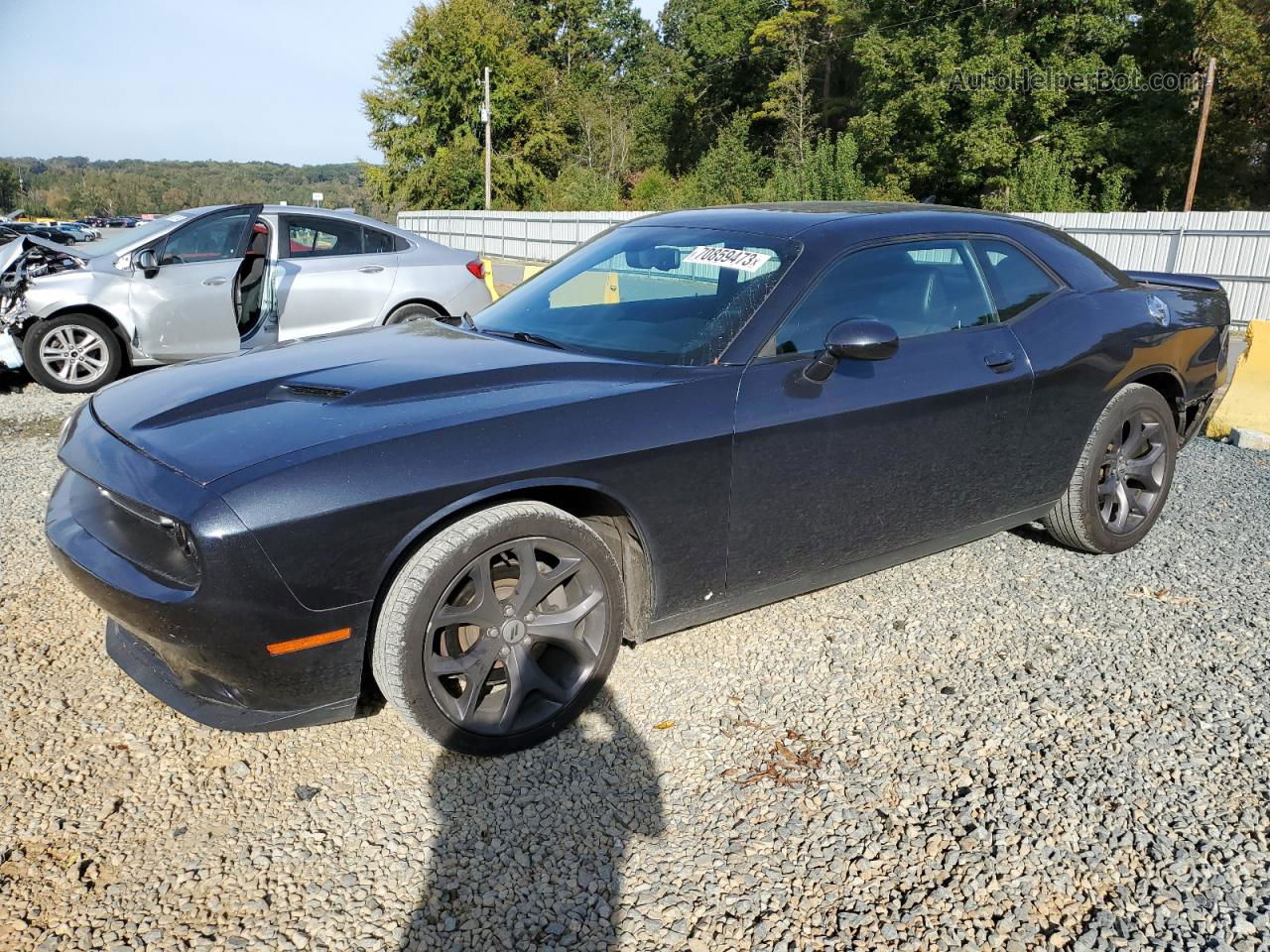 2017 Dodge Challenger Sxt Угольный vin: 2C3CDZAG6HH613530