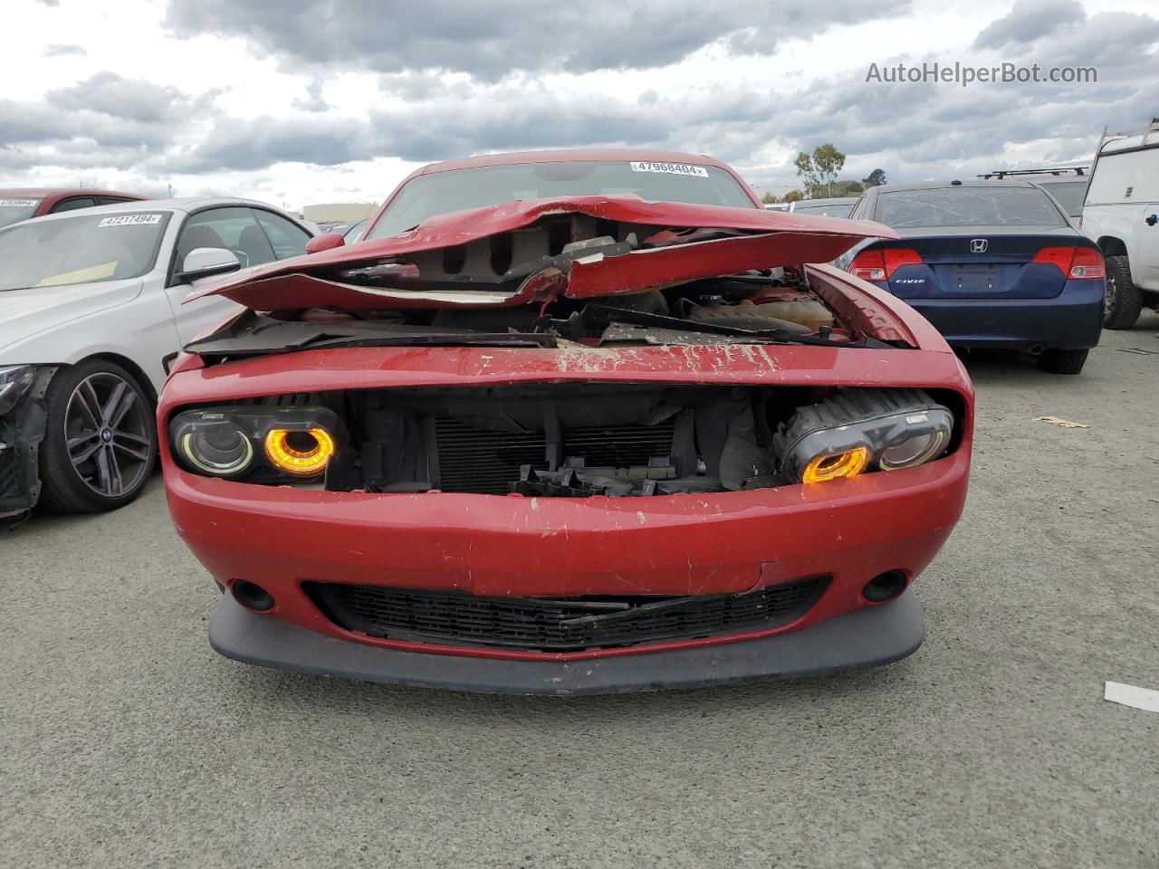 2017 Dodge Challenger Sxt Red vin: 2C3CDZAG6HH617013