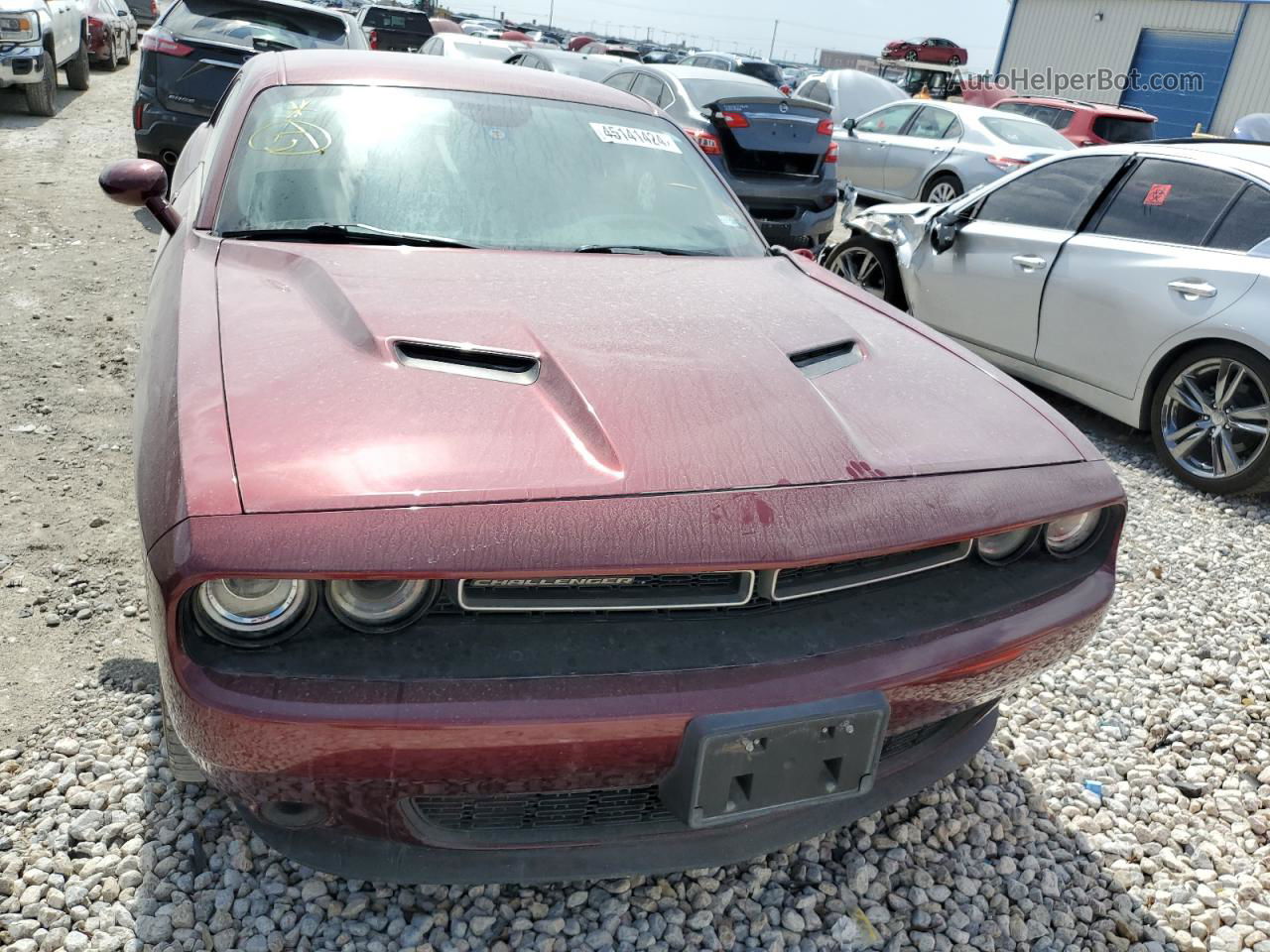 2017 Dodge Challenger Sxt Maroon vin: 2C3CDZAG6HH637889