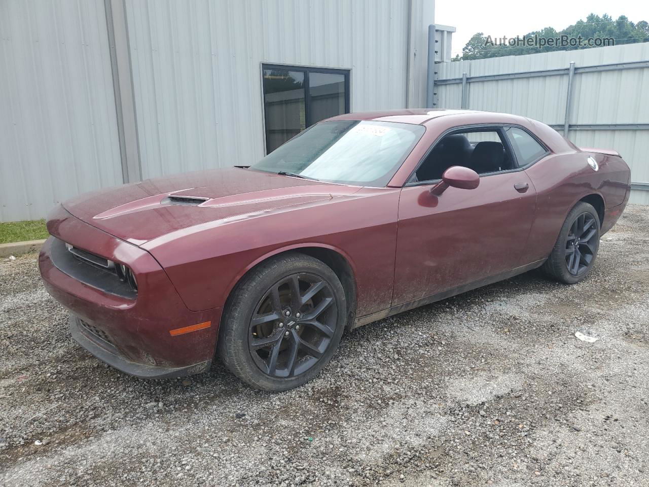 2018 Dodge Challenger Sxt Maroon vin: 2C3CDZAG6JH123627