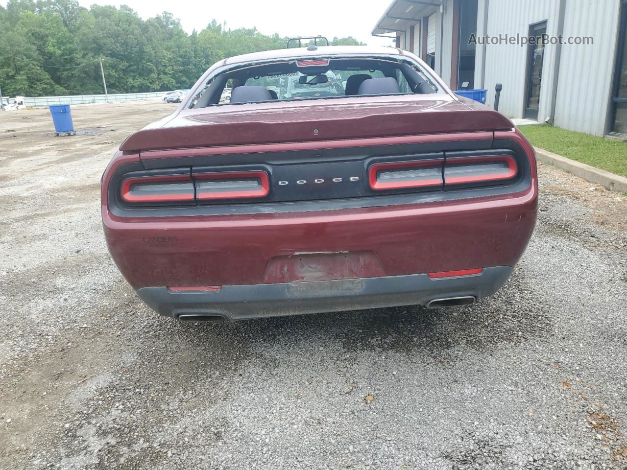 2018 Dodge Challenger Sxt Maroon vin: 2C3CDZAG6JH123627