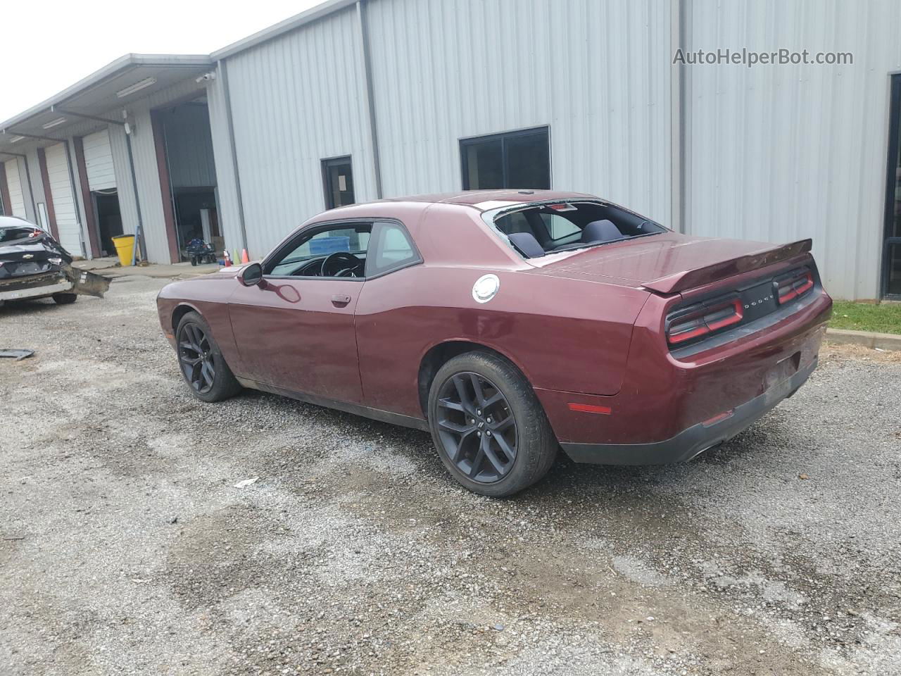 2018 Dodge Challenger Sxt Maroon vin: 2C3CDZAG6JH123627