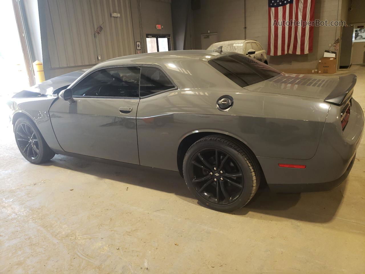 2018 Dodge Challenger Sxt Gray vin: 2C3CDZAG6JH124020