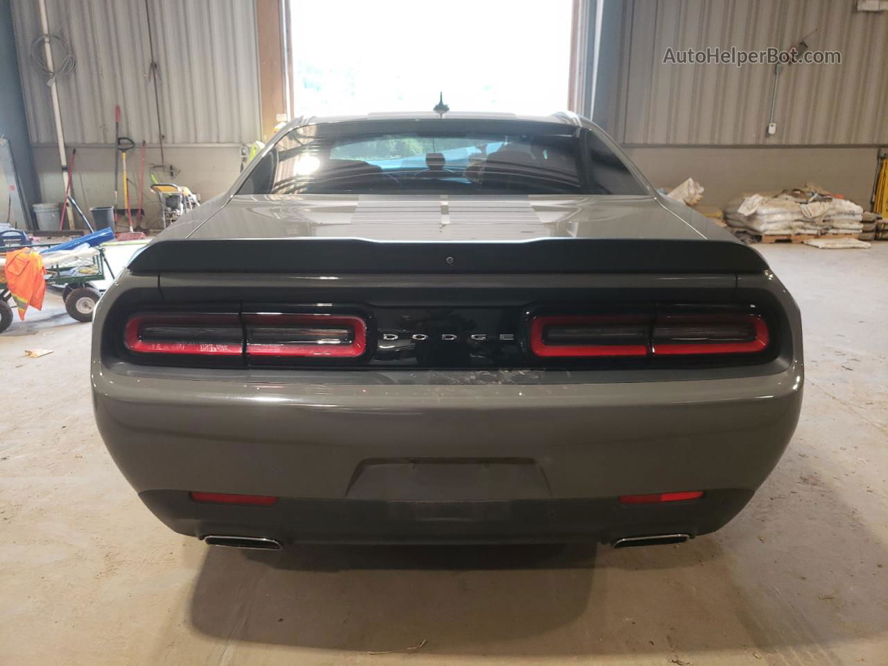 2018 Dodge Challenger Sxt Gray vin: 2C3CDZAG6JH124020