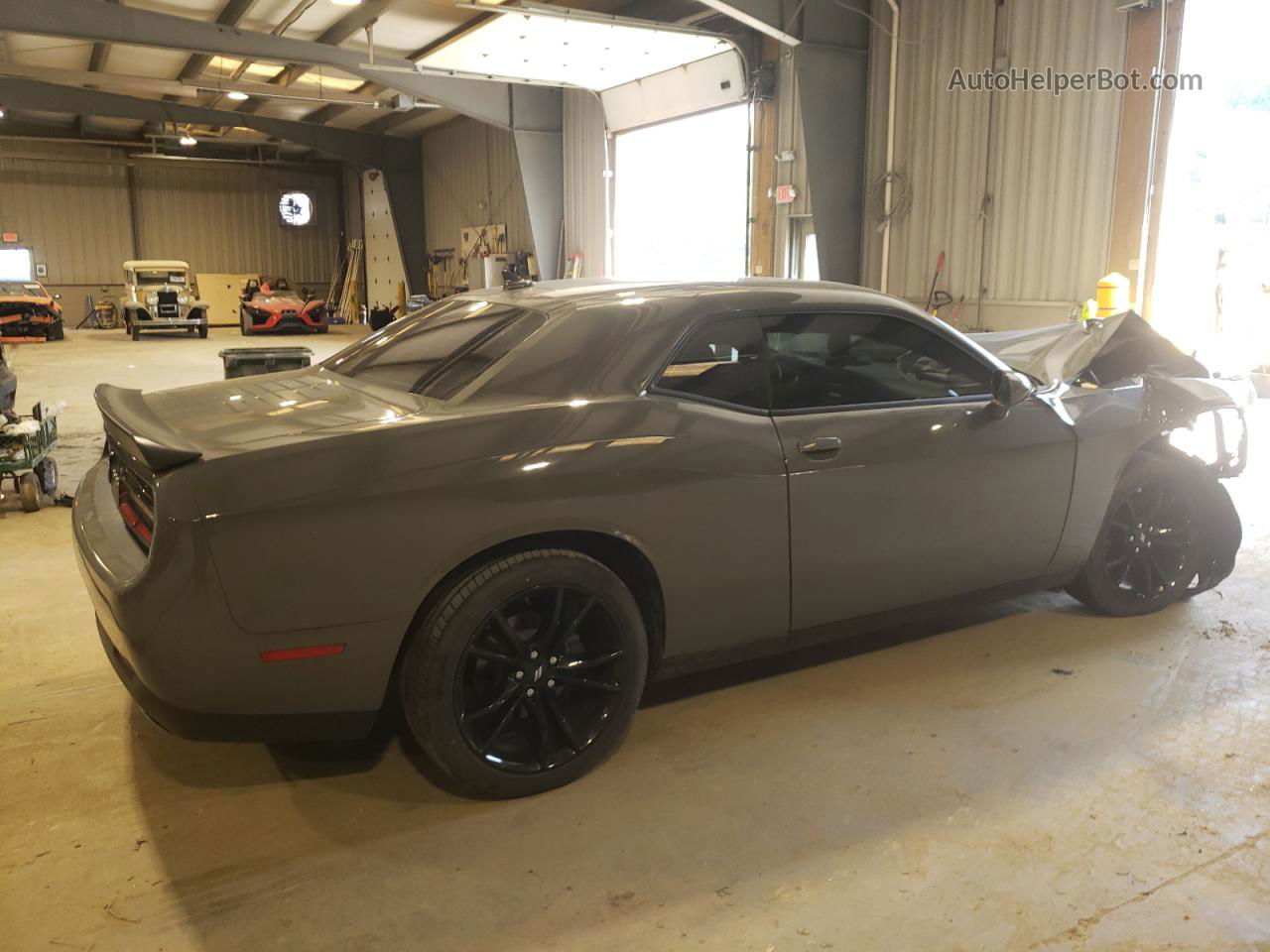 2018 Dodge Challenger Sxt Gray vin: 2C3CDZAG6JH124020