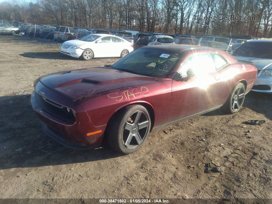 2018 Dodge Challenger Sxt Plus Red vin: 2C3CDZAG6JH215384