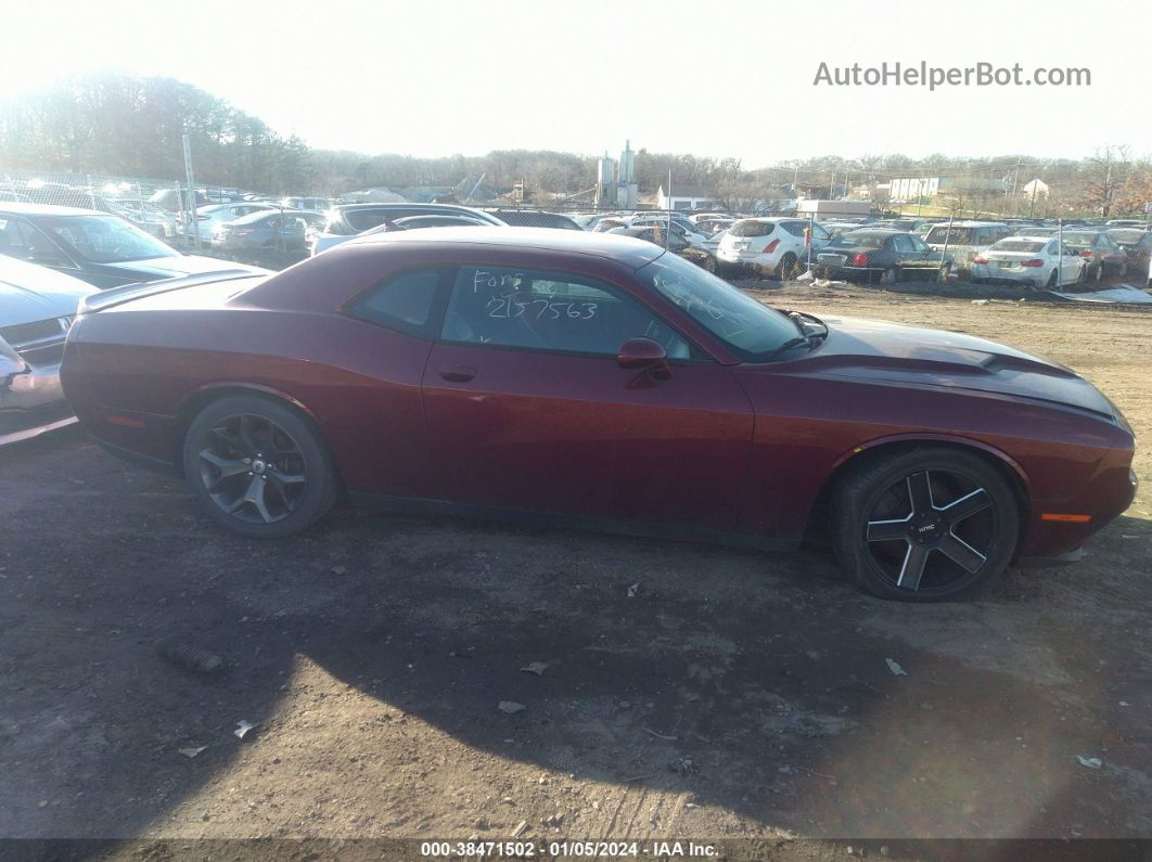 2018 Dodge Challenger Sxt Plus Red vin: 2C3CDZAG6JH215384