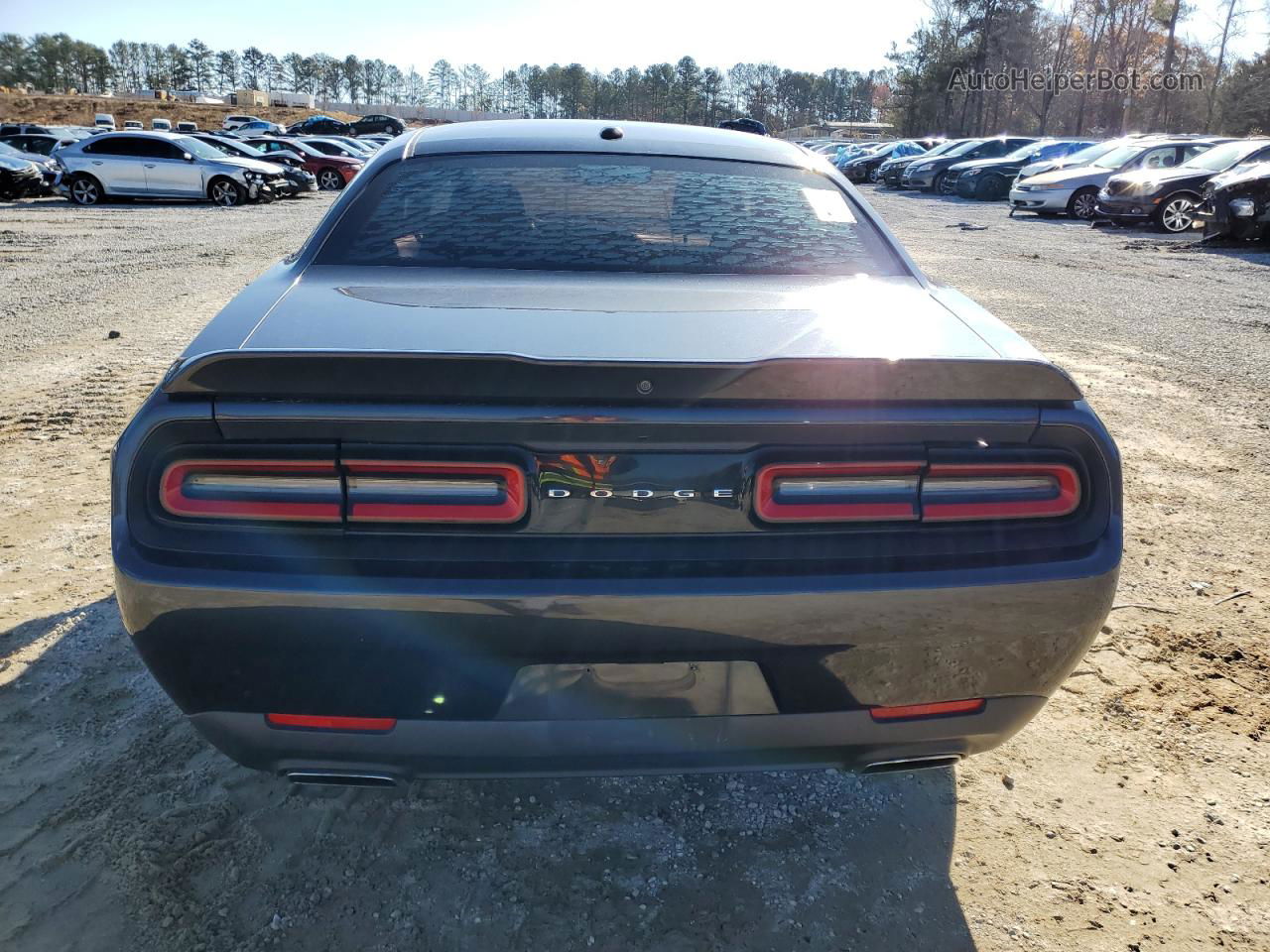 2018 Dodge Challenger Sxt Black vin: 2C3CDZAG6JH236459