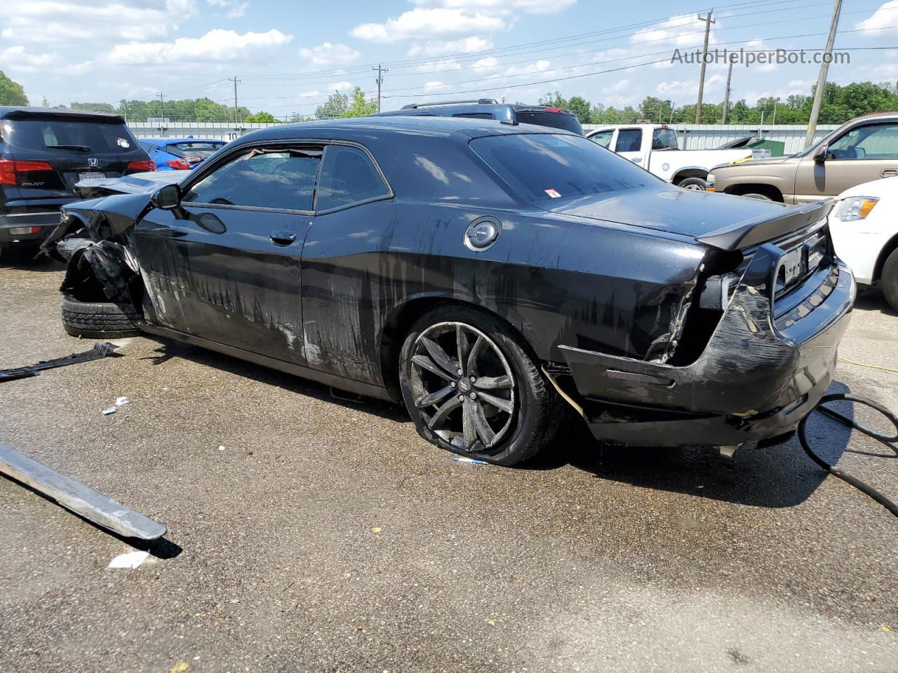 2018 Dodge Challenger Sxt Black vin: 2C3CDZAG6JH271132