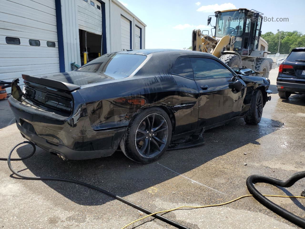 2018 Dodge Challenger Sxt Black vin: 2C3CDZAG6JH271132