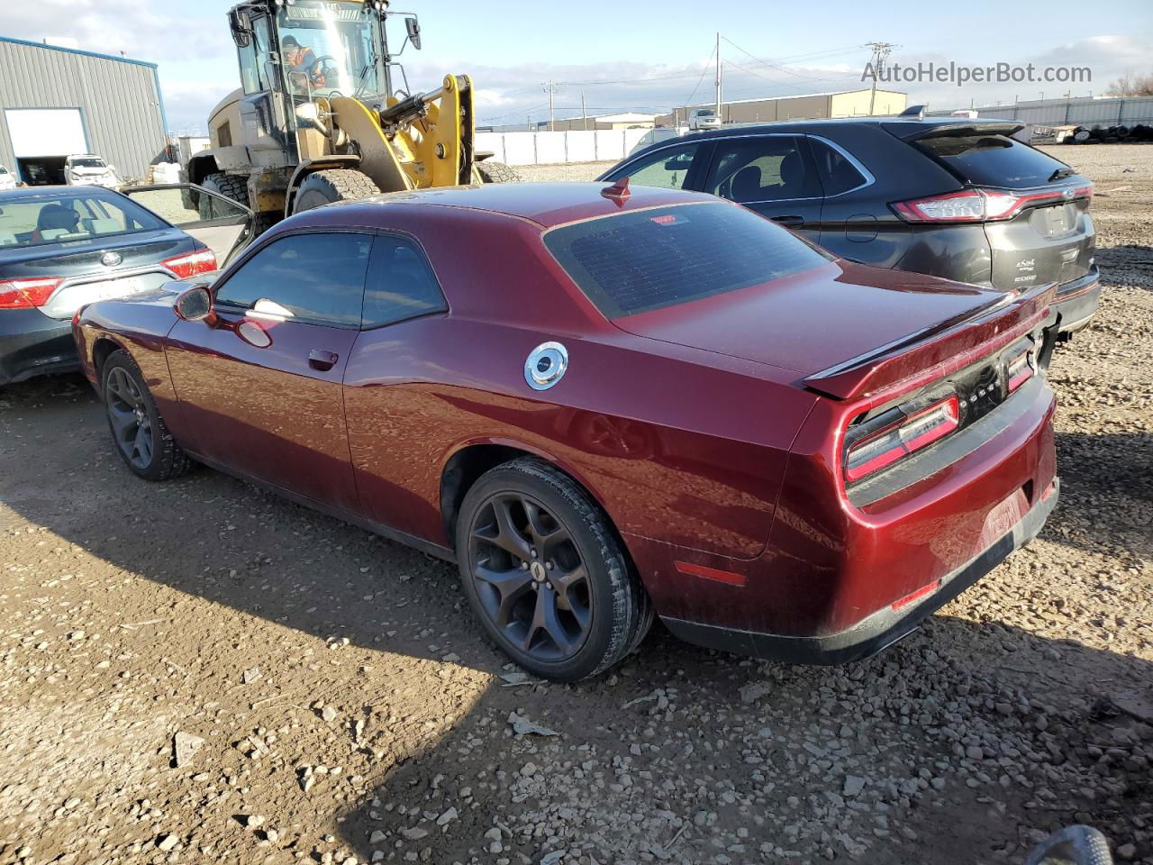 2018 Dodge Challenger Sxt Red vin: 2C3CDZAG6JH271860