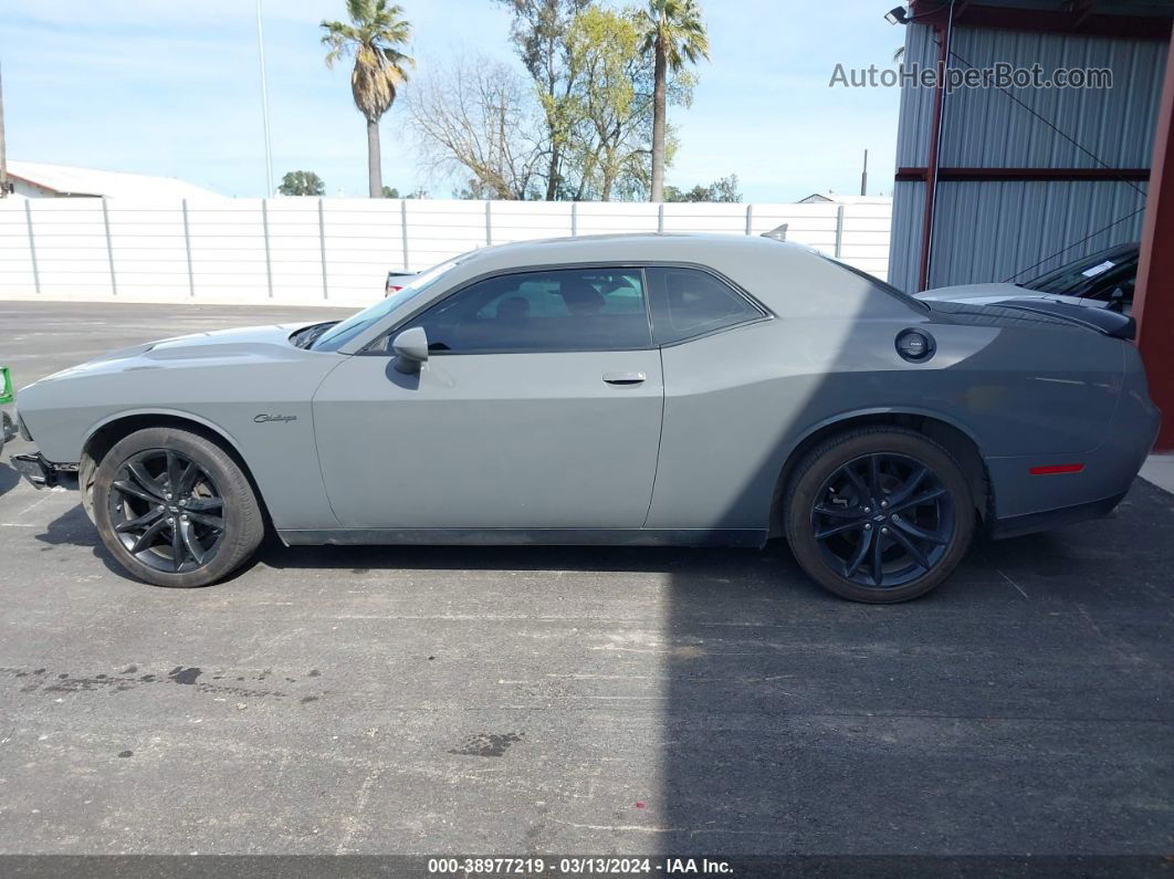 2018 Dodge Challenger Sxt Gray vin: 2C3CDZAG6JH326355