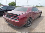 2022 Dodge Challenger Sxt Maroon vin: 2C3CDZAG6NH159971