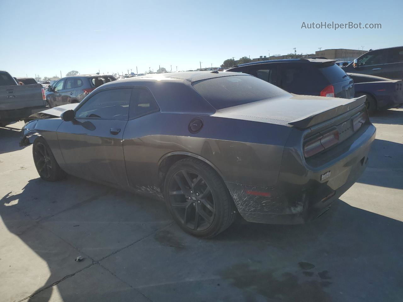 2022 Dodge Challenger Sxt Gray vin: 2C3CDZAG6NH181811