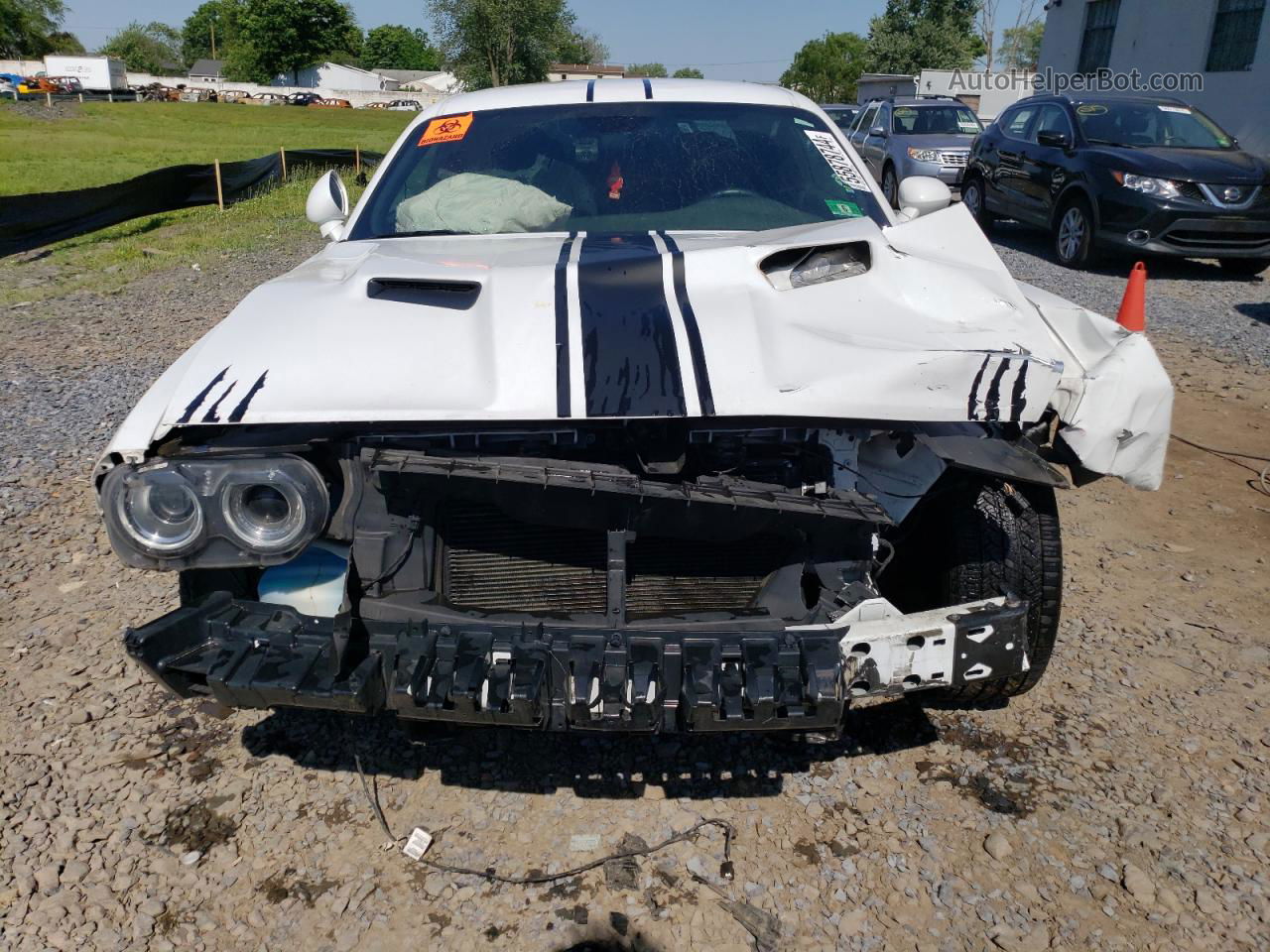 2015 Dodge Challenger Sxt White vin: 2C3CDZAG7FH764048