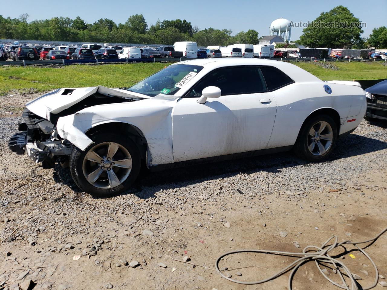 2015 Dodge Challenger Sxt White vin: 2C3CDZAG7FH764048