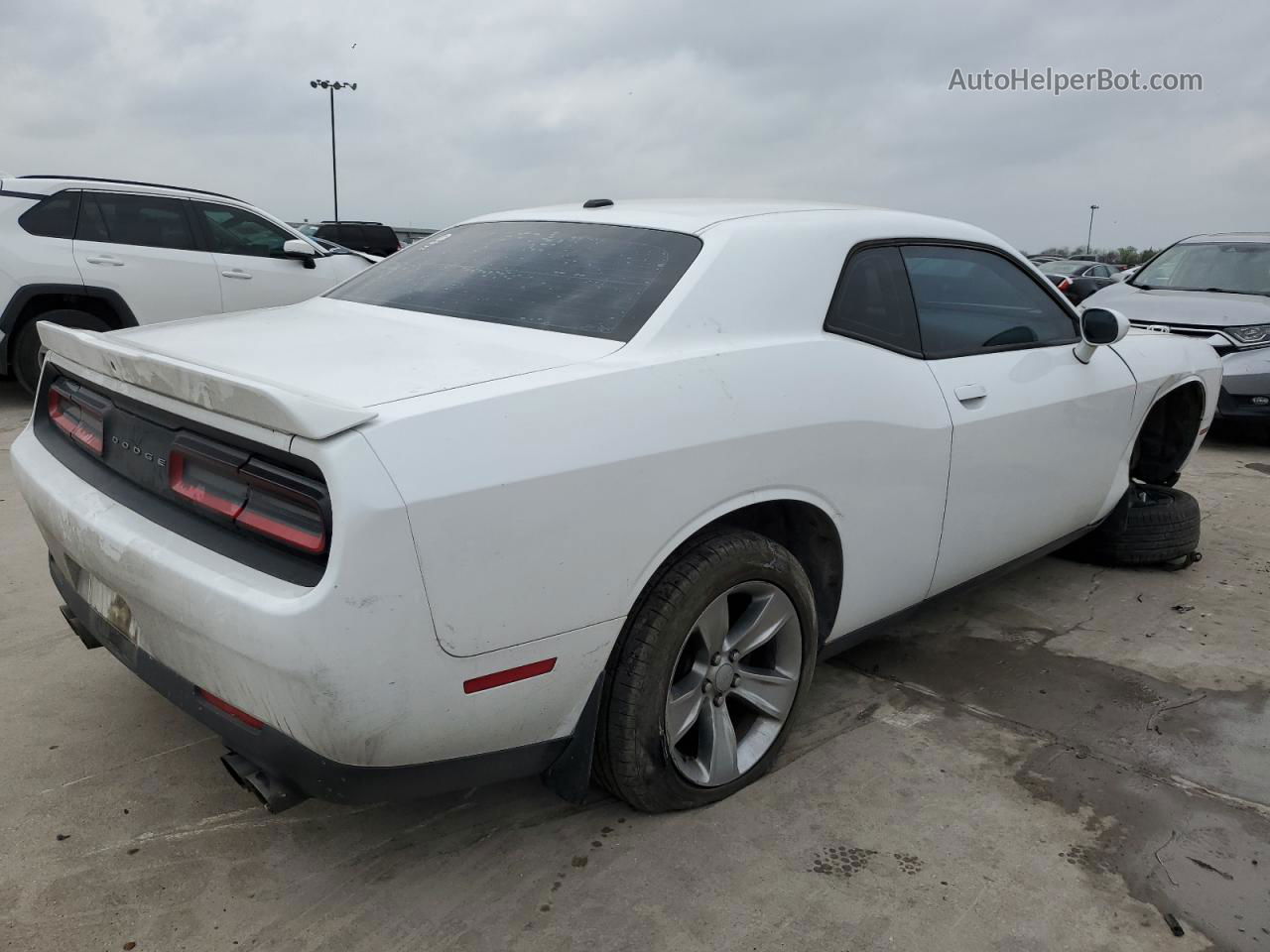 2015 Dodge Challenger Sxt White vin: 2C3CDZAG7FH775437