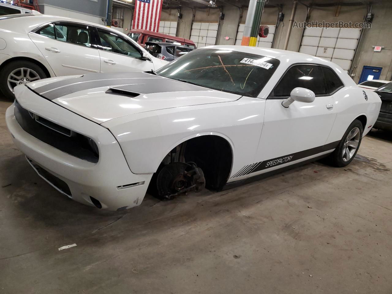 2015 Dodge Challenger Sxt White vin: 2C3CDZAG7FH793940