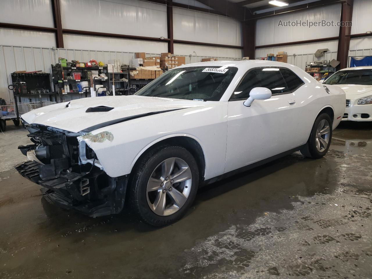 2015 Dodge Challenger Sxt White vin: 2C3CDZAG7FH798247