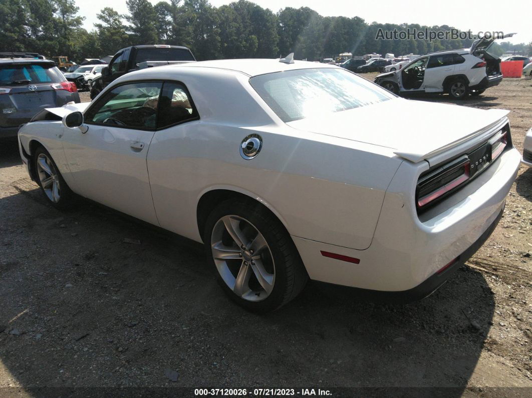 2015 Dodge Challenger Sxt White vin: 2C3CDZAG7FH805410